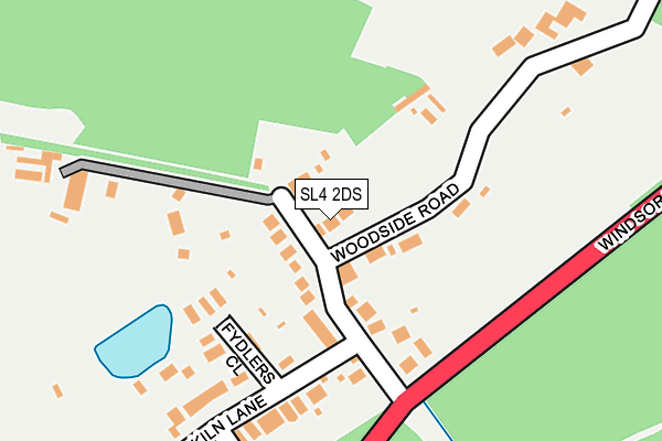 SL4 2DS map - OS OpenMap – Local (Ordnance Survey)