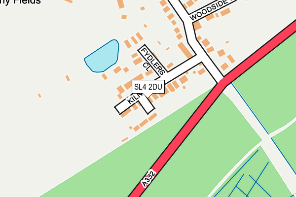 SL4 2DU map - OS OpenMap – Local (Ordnance Survey)