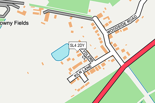 SL4 2DY map - OS OpenMap – Local (Ordnance Survey)
