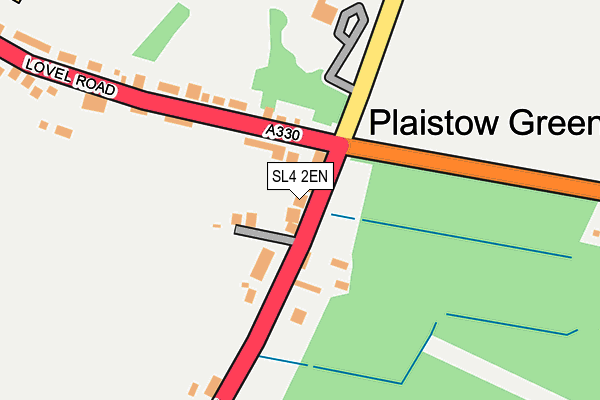 SL4 2EN map - OS OpenMap – Local (Ordnance Survey)