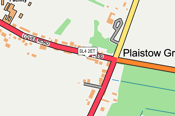 SL4 2ET map - OS OpenMap – Local (Ordnance Survey)