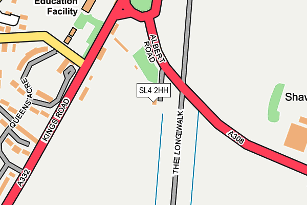 SL4 2HH map - OS OpenMap – Local (Ordnance Survey)