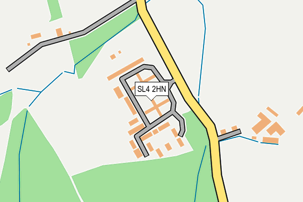 SL4 2HN map - OS OpenMap – Local (Ordnance Survey)