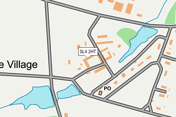SL4 2HT map - OS OpenMap – Local (Ordnance Survey)