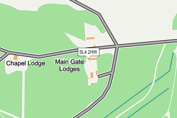 SL4 2HW map - OS OpenMap – Local (Ordnance Survey)