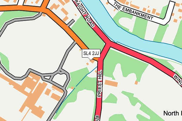 SL4 2JJ map - OS OpenMap – Local (Ordnance Survey)
