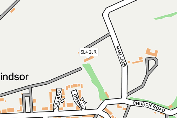 SL4 2JR map - OS OpenMap – Local (Ordnance Survey)