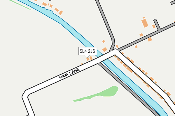 SL4 2JS map - OS OpenMap – Local (Ordnance Survey)