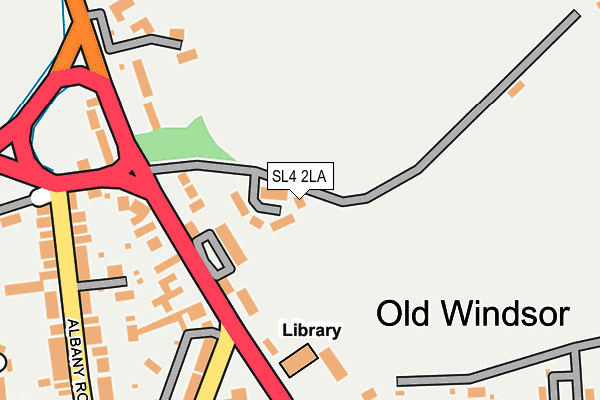 SL4 2LA map - OS OpenMap – Local (Ordnance Survey)
