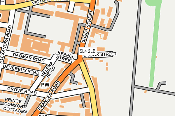 SL4 2LB map - OS OpenMap – Local (Ordnance Survey)