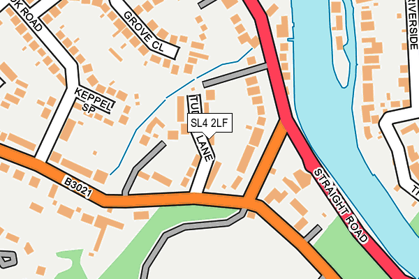 SL4 2LF map - OS OpenMap – Local (Ordnance Survey)