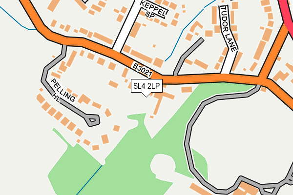 SL4 2LP map - OS OpenMap – Local (Ordnance Survey)