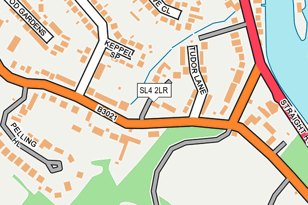 SL4 2LR map - OS OpenMap – Local (Ordnance Survey)