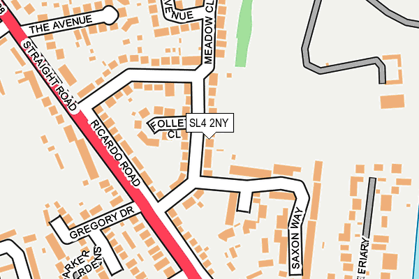 SL4 2NY map - OS OpenMap – Local (Ordnance Survey)