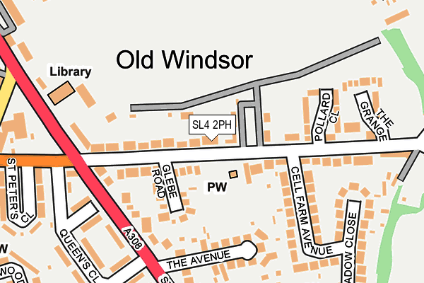 SL4 2PH map - OS OpenMap – Local (Ordnance Survey)