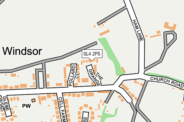 SL4 2PS map - OS OpenMap – Local (Ordnance Survey)