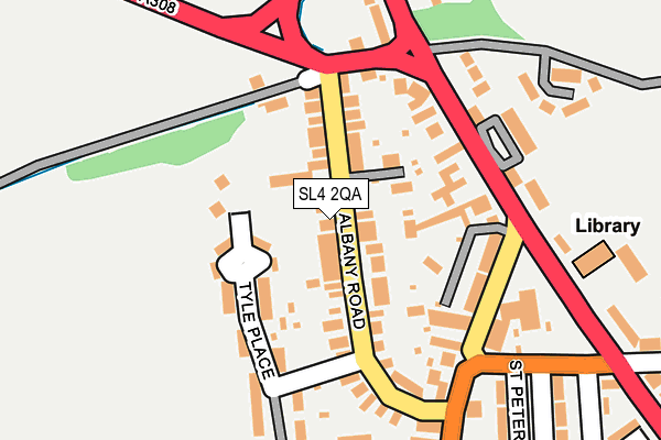SL4 2QA map - OS OpenMap – Local (Ordnance Survey)