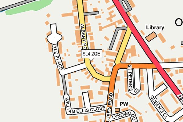 SL4 2QE map - OS OpenMap – Local (Ordnance Survey)