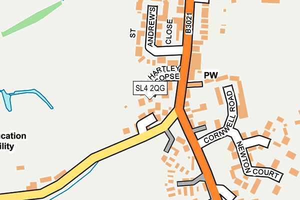 SL4 2QG map - OS OpenMap – Local (Ordnance Survey)