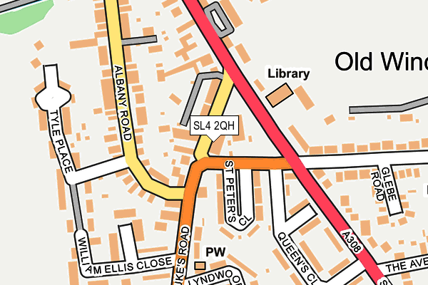 SL4 2QH map - OS OpenMap – Local (Ordnance Survey)