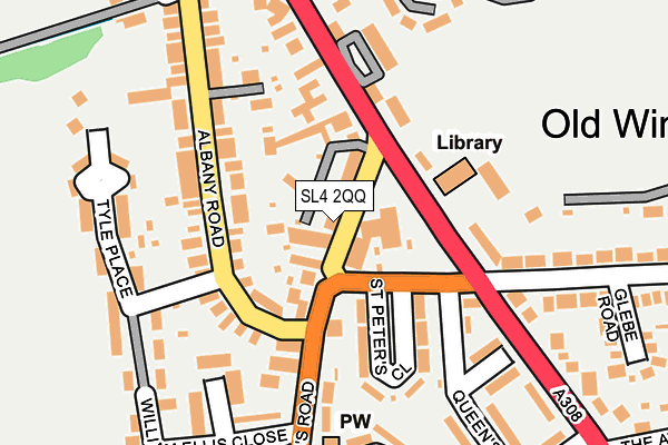 SL4 2QQ map - OS OpenMap – Local (Ordnance Survey)