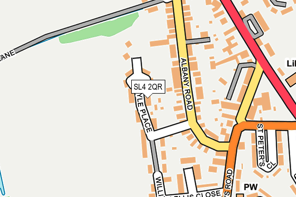 SL4 2QR map - OS OpenMap – Local (Ordnance Survey)