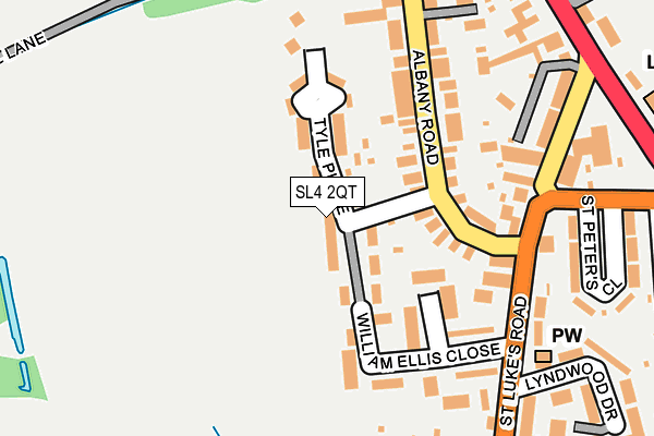 SL4 2QT map - OS OpenMap – Local (Ordnance Survey)