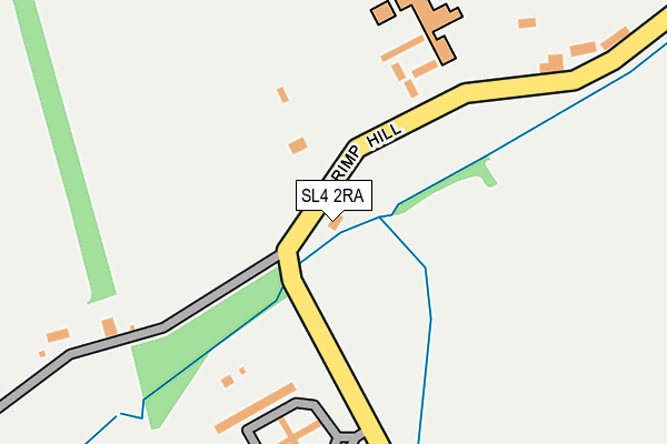 SL4 2RA map - OS OpenMap – Local (Ordnance Survey)