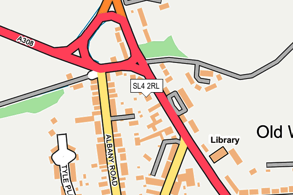SL4 2RL map - OS OpenMap – Local (Ordnance Survey)