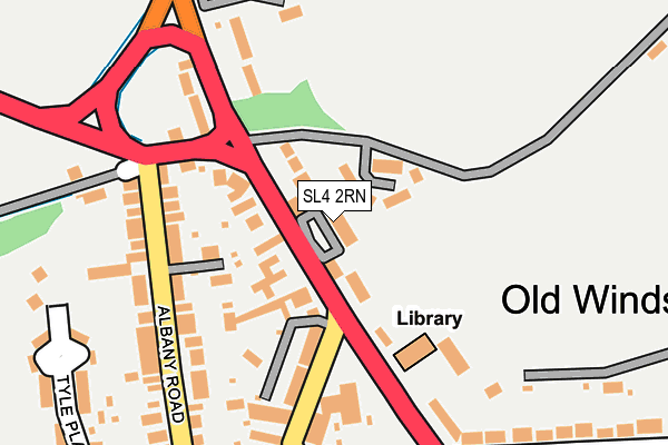 SL4 2RN map - OS OpenMap – Local (Ordnance Survey)