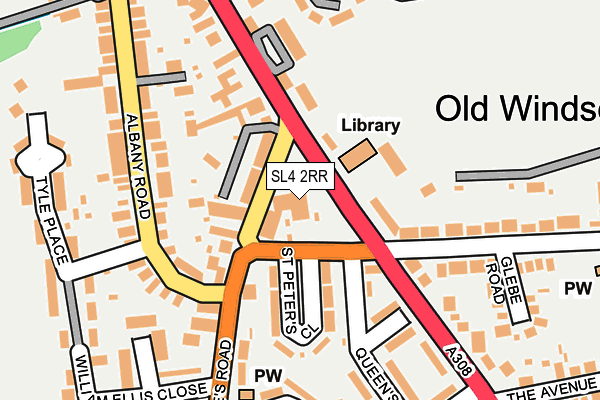 SL4 2RR map - OS OpenMap – Local (Ordnance Survey)