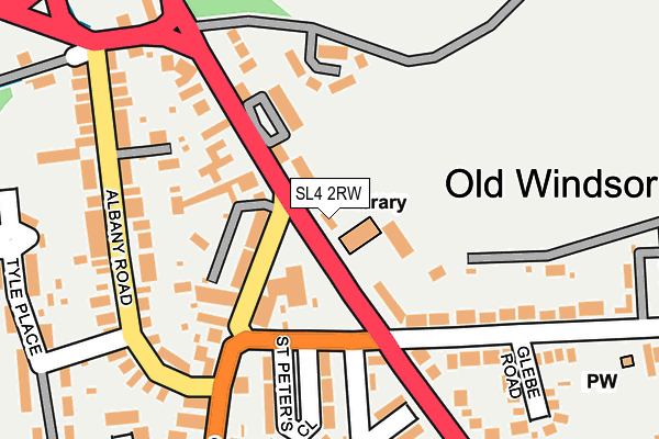 SL4 2RW map - OS OpenMap – Local (Ordnance Survey)