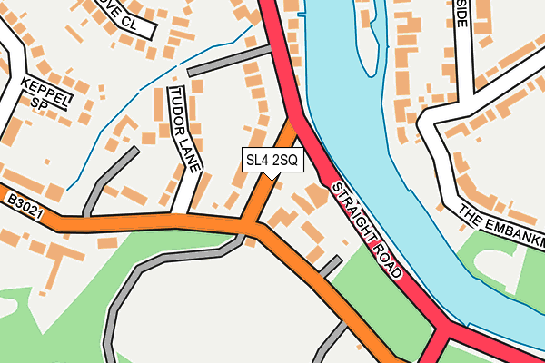 SL4 2SQ map - OS OpenMap – Local (Ordnance Survey)