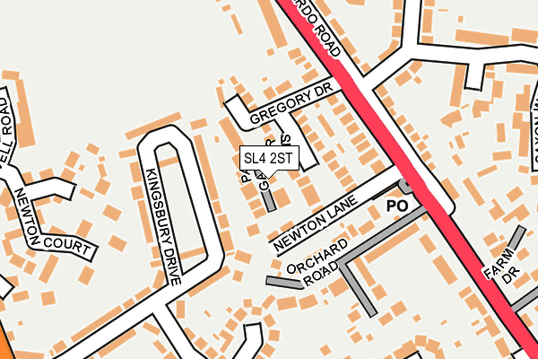 SL4 2ST map - OS OpenMap – Local (Ordnance Survey)