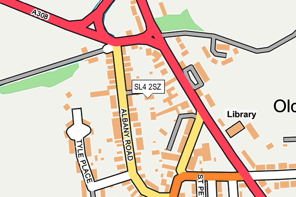 SL4 2SZ map - OS OpenMap – Local (Ordnance Survey)