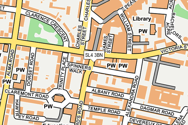 SL4 3BN map - OS OpenMap – Local (Ordnance Survey)