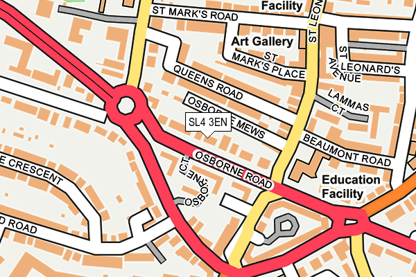 SL4 3EN map - OS OpenMap – Local (Ordnance Survey)