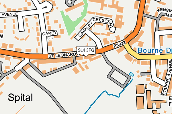 SL4 3FG map - OS OpenMap – Local (Ordnance Survey)