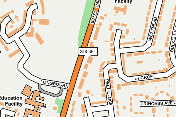 SL4 3FL map - OS OpenMap – Local (Ordnance Survey)