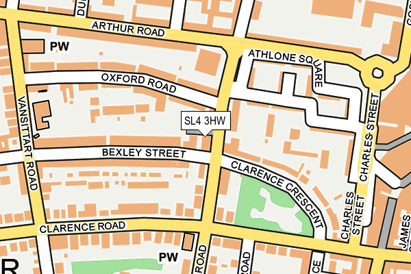 SL4 3HW map - OS OpenMap – Local (Ordnance Survey)