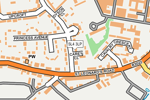 SL4 3LP map - OS OpenMap – Local (Ordnance Survey)