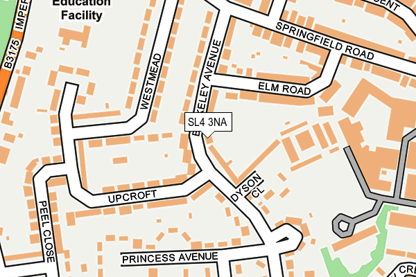 SL4 3NA map - OS OpenMap – Local (Ordnance Survey)