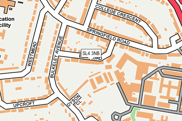 SL4 3NB map - OS OpenMap – Local (Ordnance Survey)