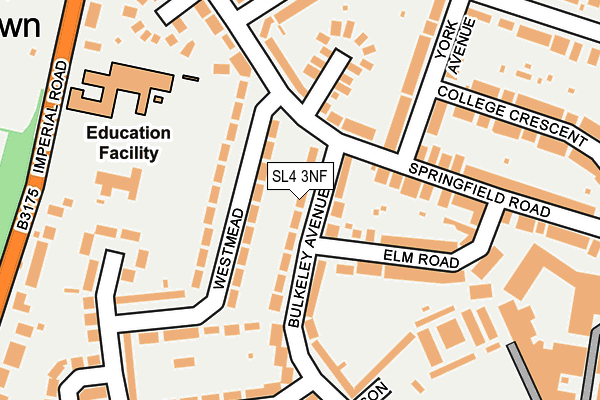 SL4 3NF map - OS OpenMap – Local (Ordnance Survey)