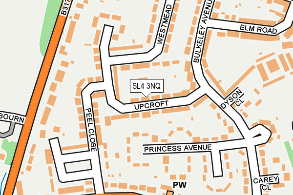 SL4 3NQ map - OS OpenMap – Local (Ordnance Survey)