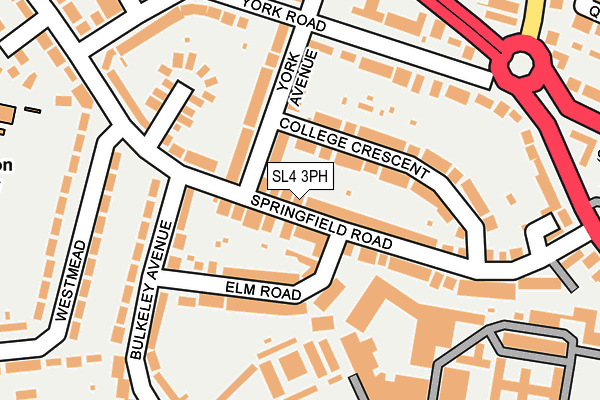 SL4 3PH map - OS OpenMap – Local (Ordnance Survey)