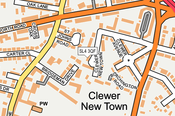 SL4 3QF map - OS OpenMap – Local (Ordnance Survey)