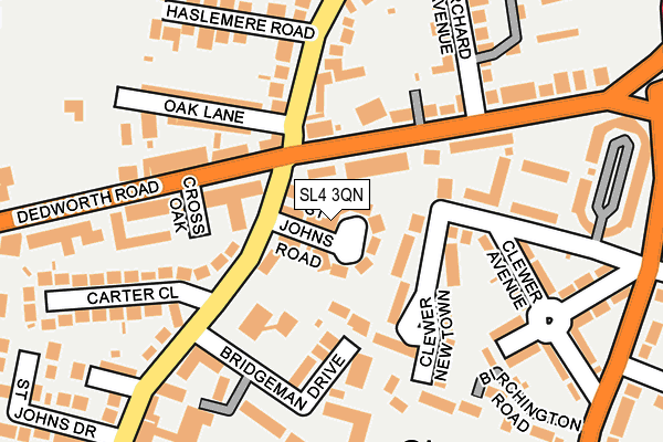 SL4 3QN map - OS OpenMap – Local (Ordnance Survey)