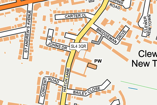 SL4 3QR map - OS OpenMap – Local (Ordnance Survey)