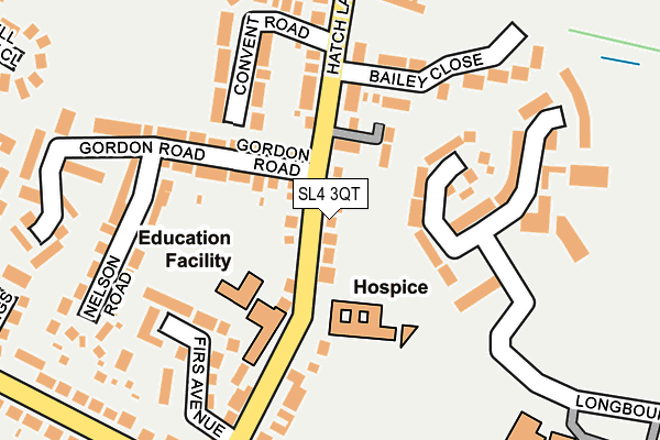 SL4 3QT map - OS OpenMap – Local (Ordnance Survey)